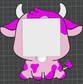Cutesy Cow Sticky Note Holder | Desk Decor |  Desk Accessories