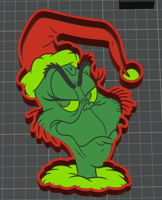 GREEN GRUMP Trinket Tray | Cute 3D Printed Catch-All Dish
