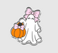 TRICK OR TREAT GHOST Desk Decor | 3D Printed Halloween Desk Accessories (Copy)