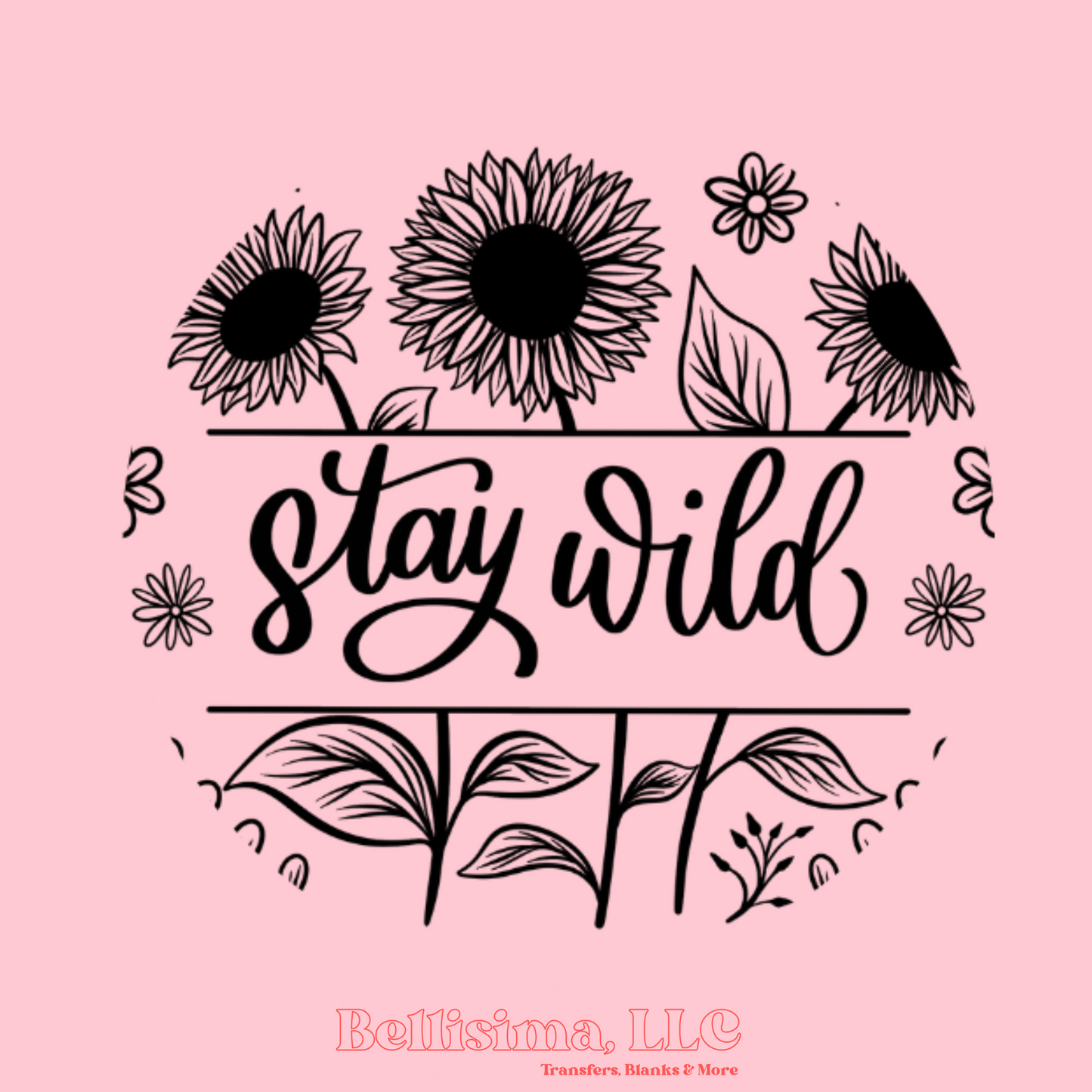 Stay Wild UV DTF Lid Decal