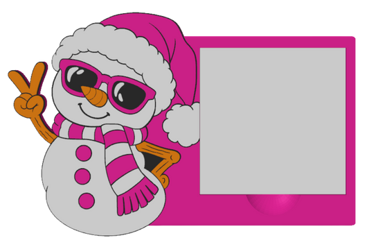 PEACE FROSTY Sticky Note Holder | Desk Decor | Desk Accessories