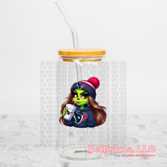 T Green Girl UV DTF Decal