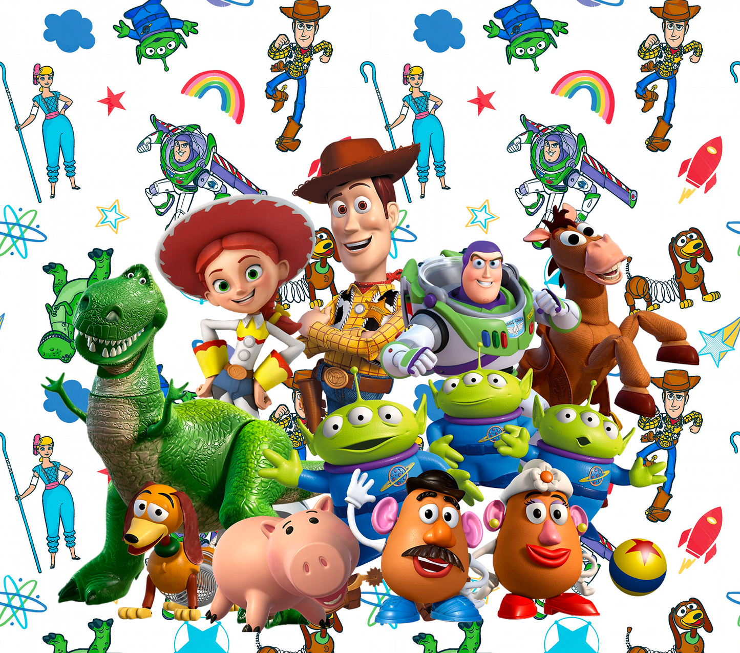 Toy  Story  Sublimation Print