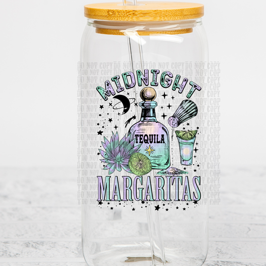 Midnight Margaritas  UV DTF Decal