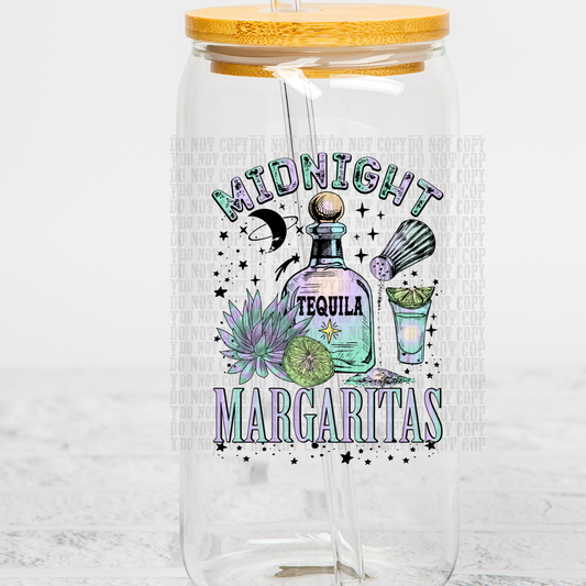 Midnight Margaritas UV DTF Decal