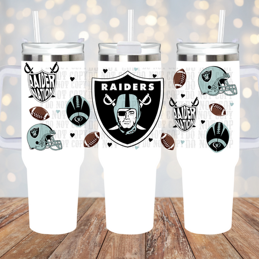 40oz Pirate UV DTF Wrap