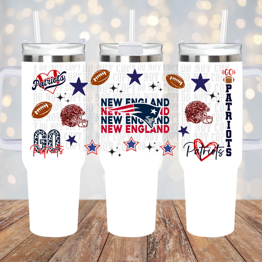 40oz Knew- Eng-Land UV DTF Wrap