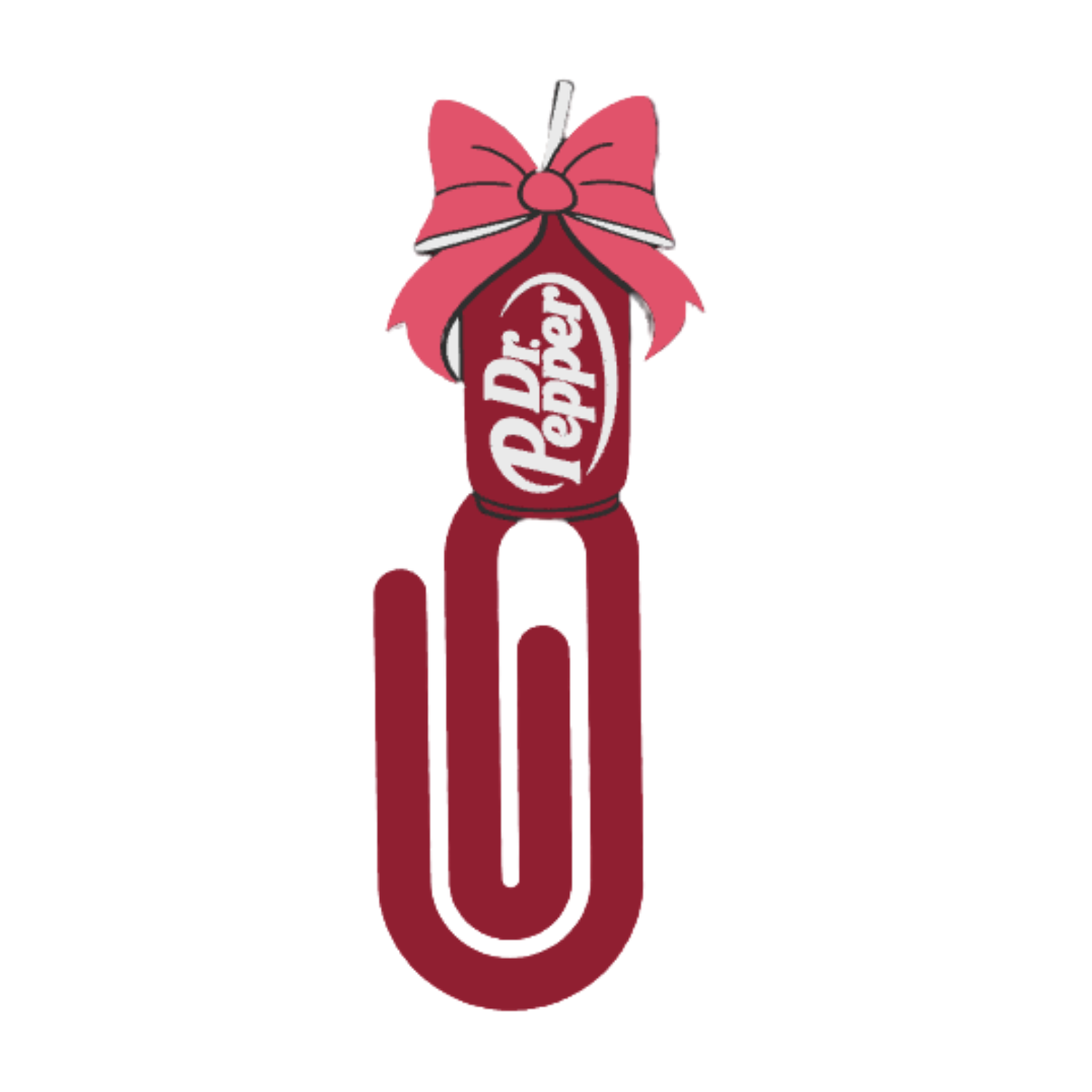 DR. P Jumbo Paperclip Bookmark | Cute Checkered Planner Clip