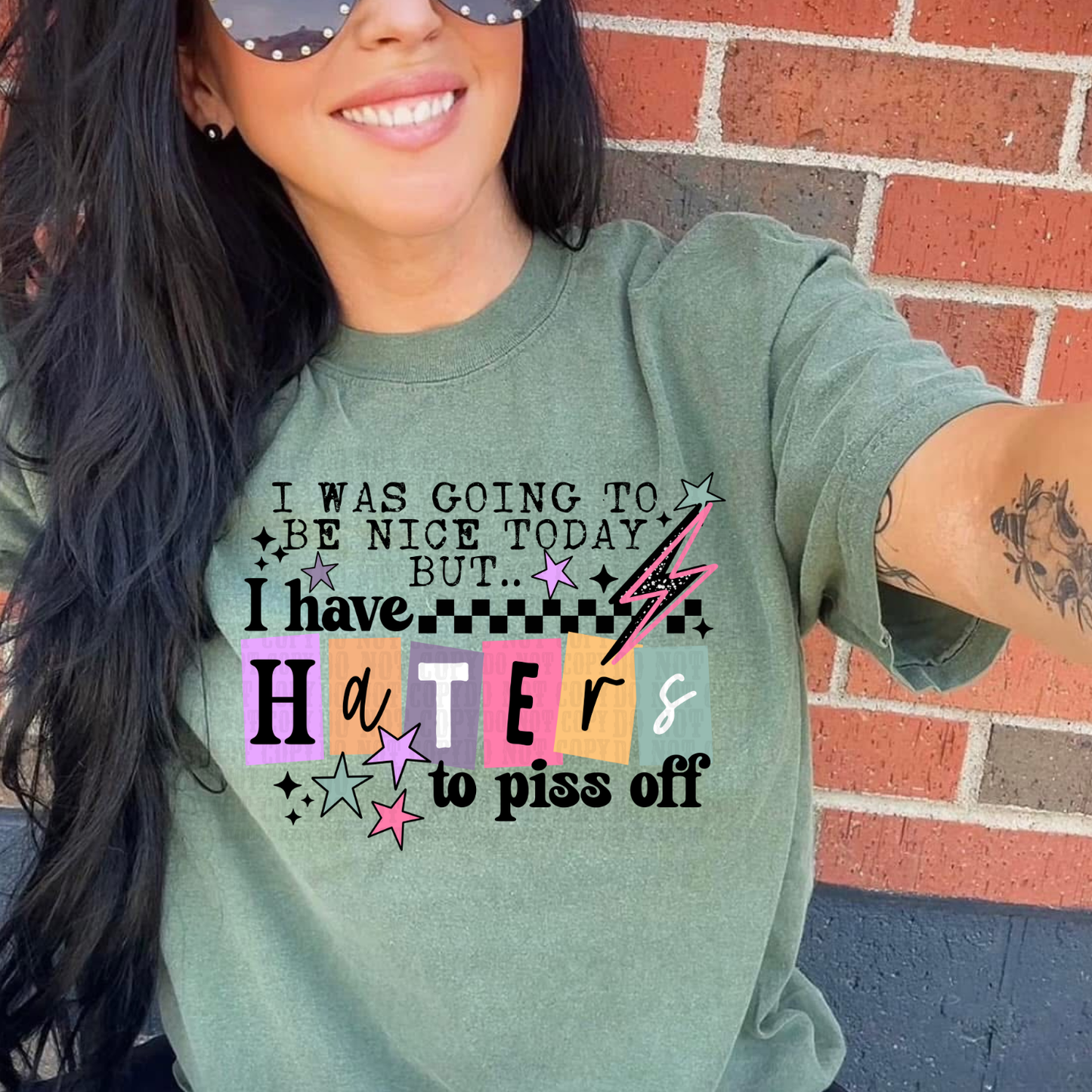 HATERS TO PISS OFF  DTF TRANSFER