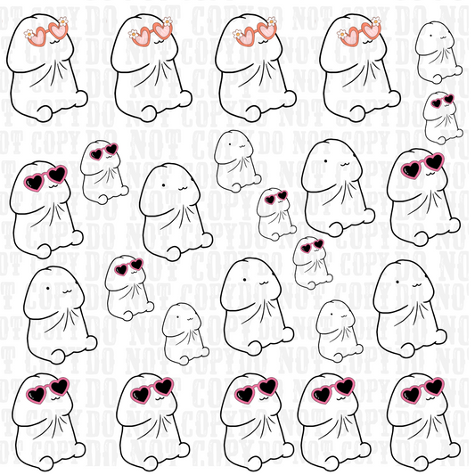 LITTLE RICHARDS UV DTF ELEMENT SHEET -SHOP EXCLUSIVE