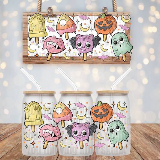 Halloween Pops UV DTF Cup Wrap