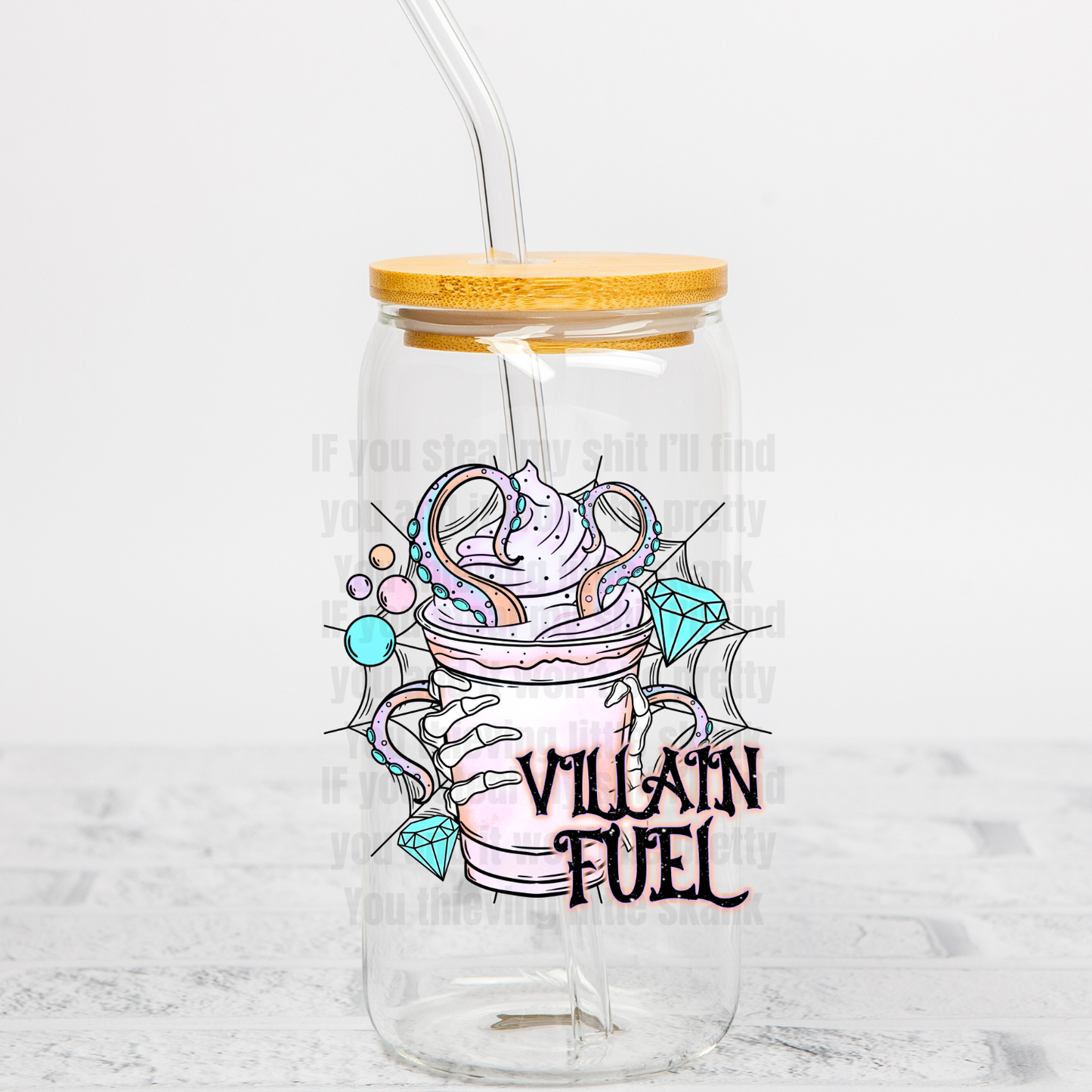 Villian Fuel  UV DTF Decal