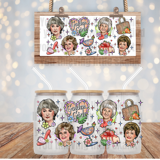 Golden Girls UV DTF Cup Wrap