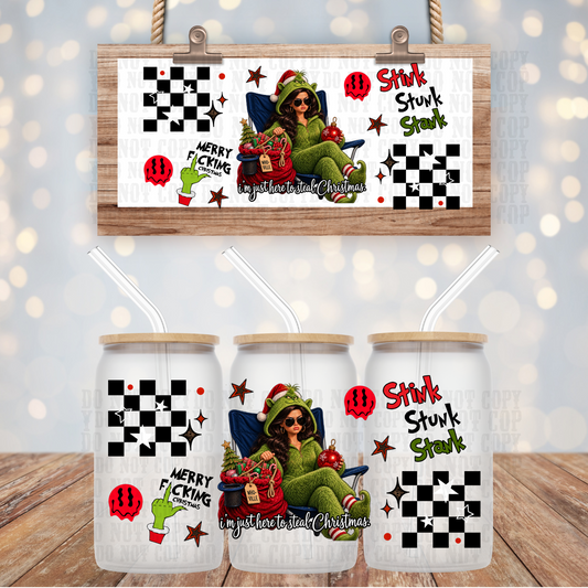 GRUMPY DOLL UV DTF CUP WRAP -SHOP EXCLUSIVE
