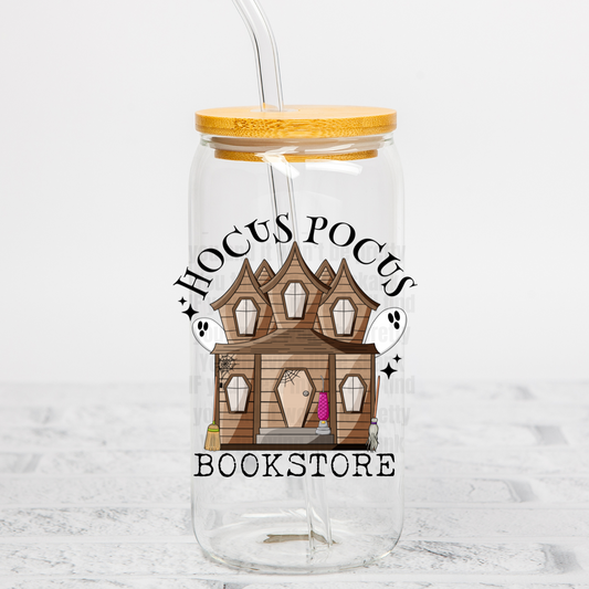 Hocus P Book Store UV DTF Decal