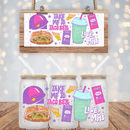 Taco Bout a Cute UV DTF CUP WRAP