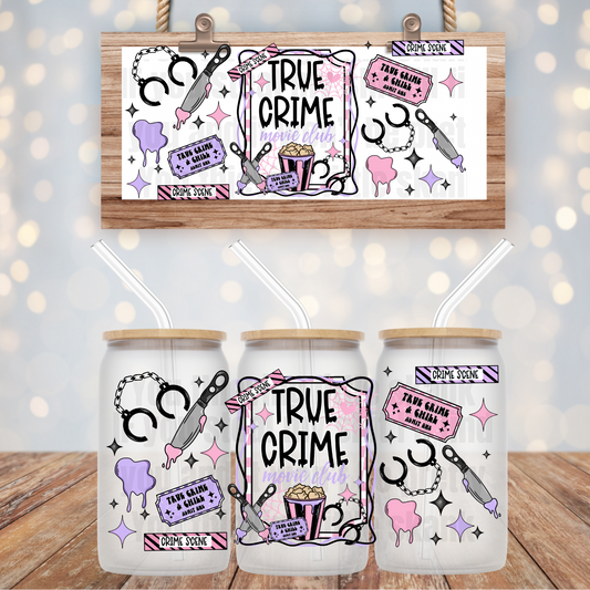 True Crime Movie Club Cup Wrap