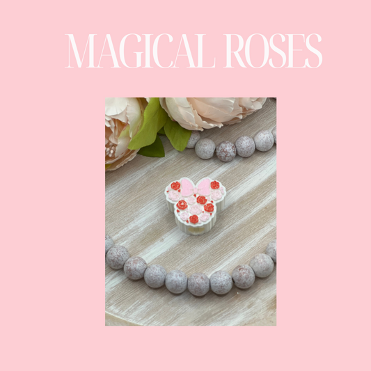 3D MAGICAL ROSES Straw Topper- STANLEY SIZE