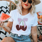 Thin Sequence Cherry Bow Patch
