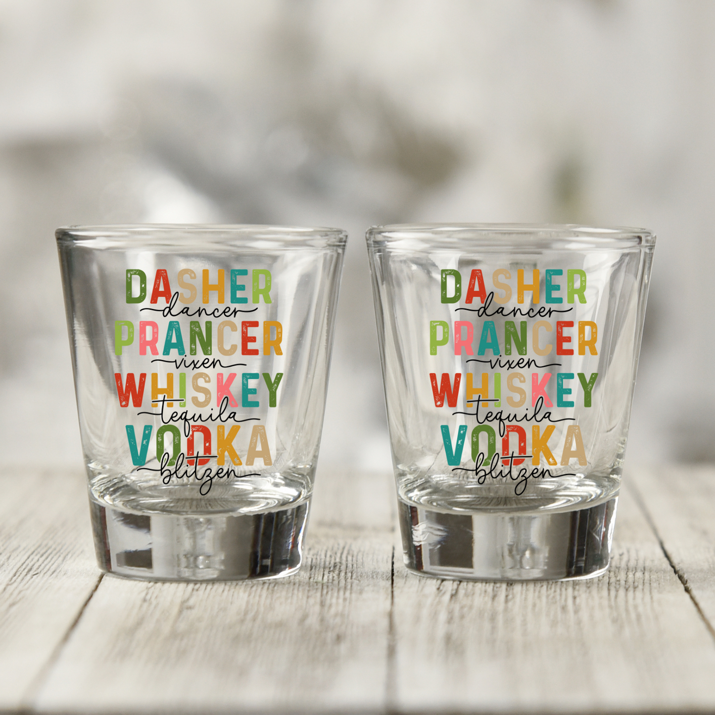 Dasher Shot Glass Decal