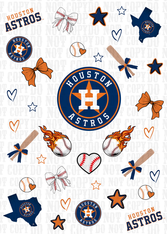 STRO'S BASEBALL UV DTF Element Sheet -SHOP EXCLUSIVE BY TORRIE