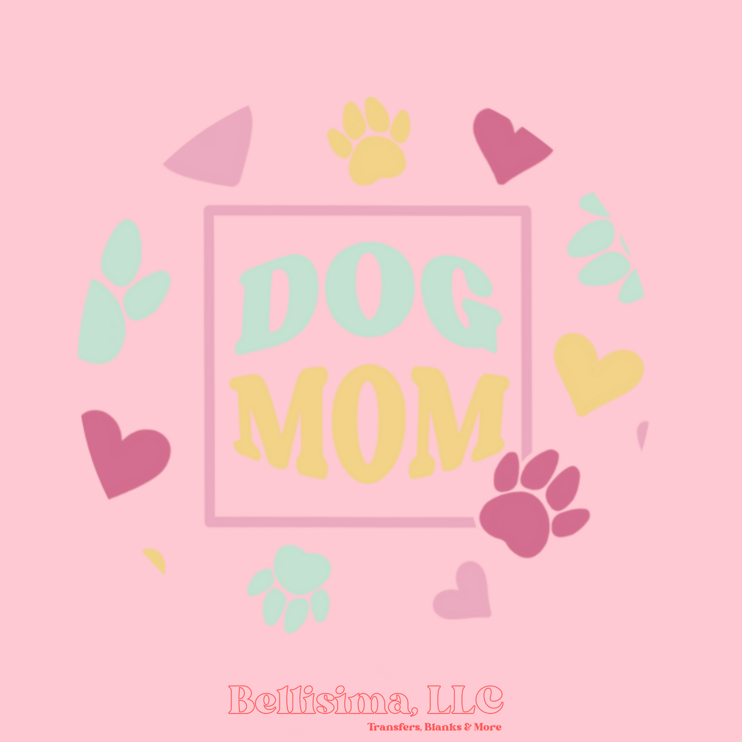 Dog Mom  UV DTF Lid Decal