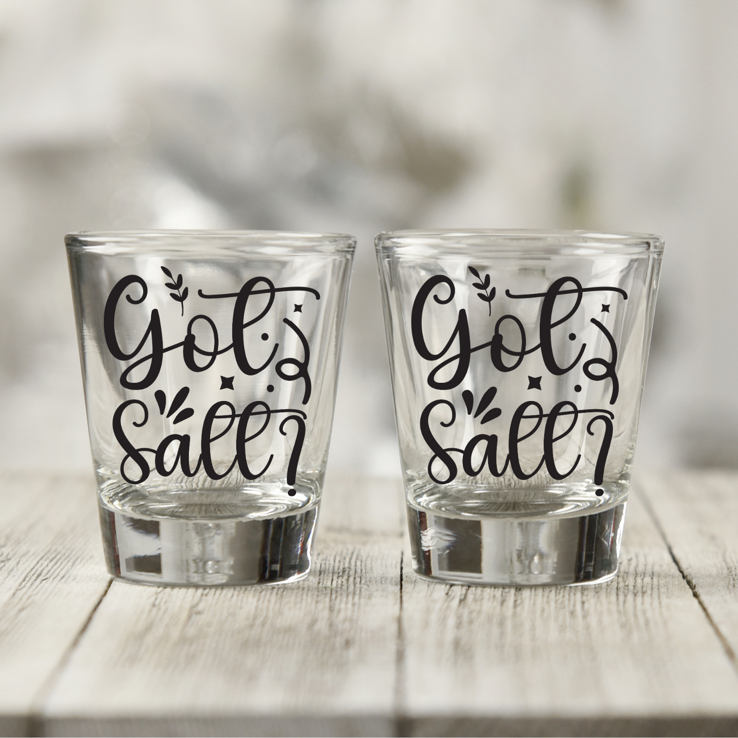 Got Salt? Shot Glass   Decal