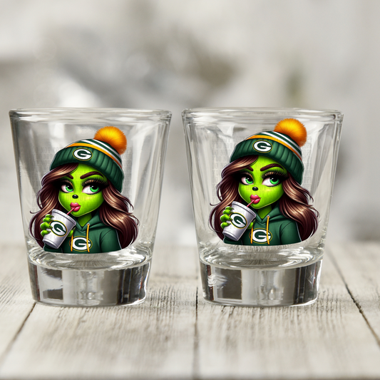 Green Bae  Shot Glass Decal