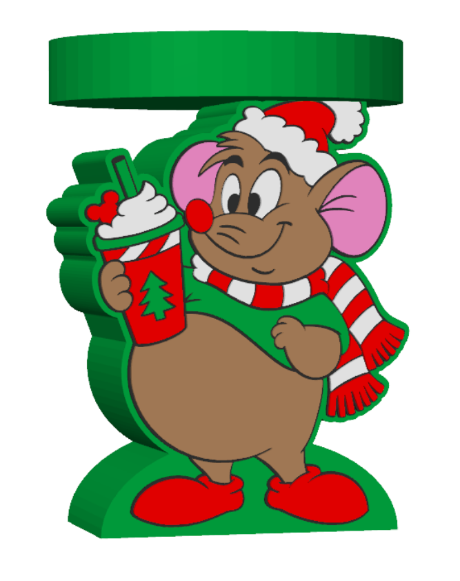 HOLIDAY RAT Candle Holder | Christmas 3-Wick Candle Stand