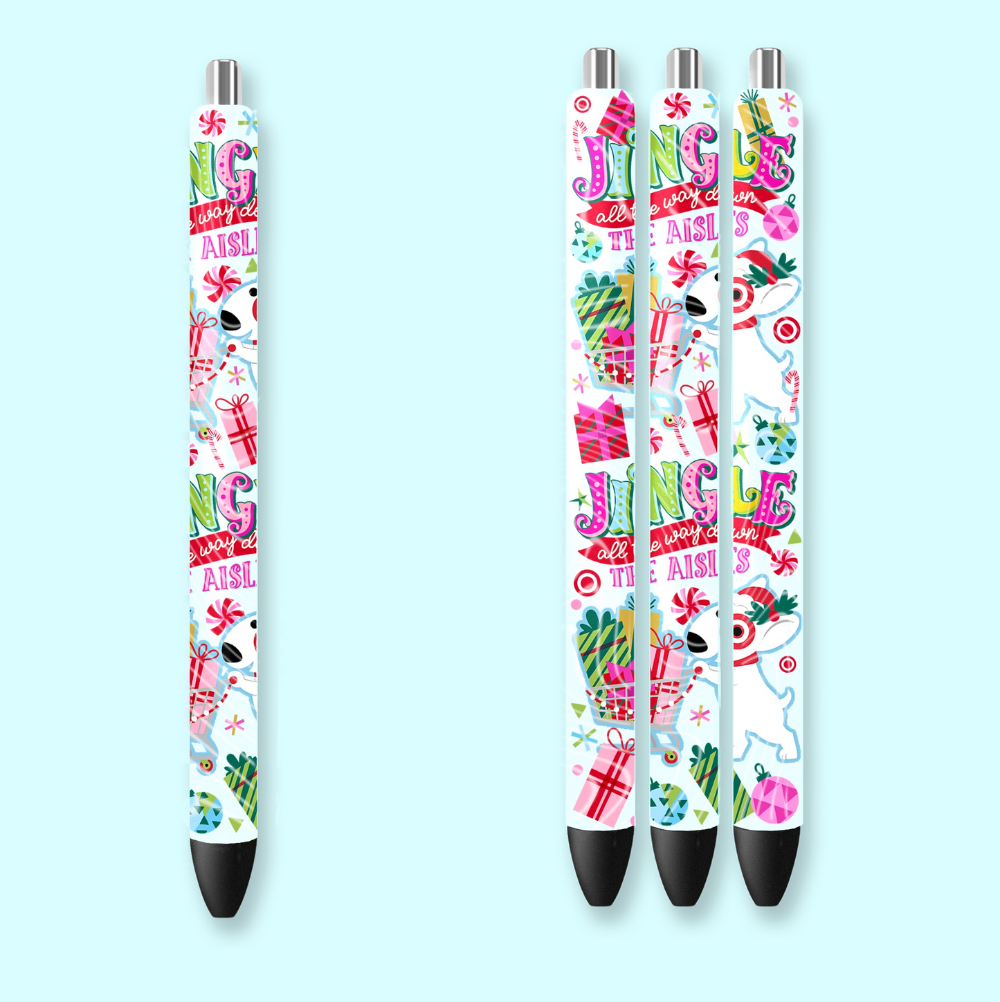 JINGLE DOWN THE AISLES  UV DTF PEN WRAP