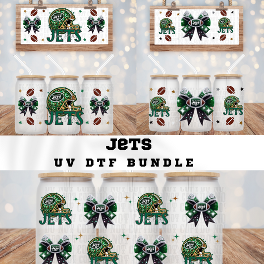 COQUETTE JET FOOTBALL BUNDLE UV DTF CUP WRAP