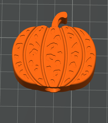 3D PUMPKIN Straw Topper Standard