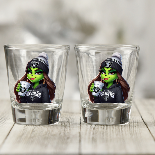 Raid R  Shot Glass Decal