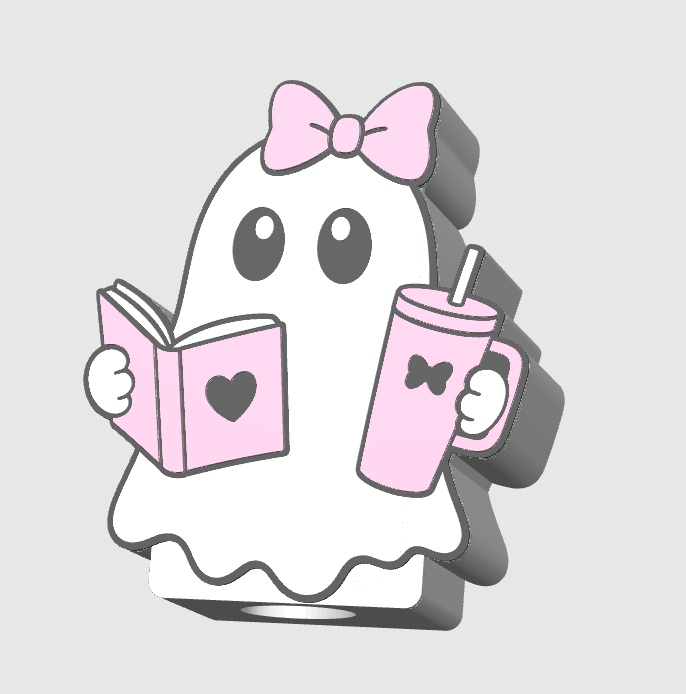 Cutesy Ghost Soap Holder Halloween Bathroom Decor
