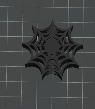 3D SPIDER WEB Straw Topper Standard