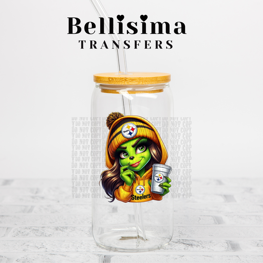 PS Green Girl UV DTF Decal