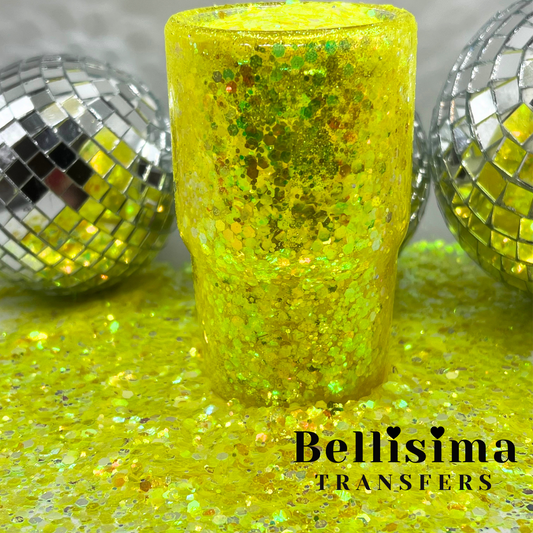 ELECTRIC CITRUS - Glow in the Dark Chunky Mix